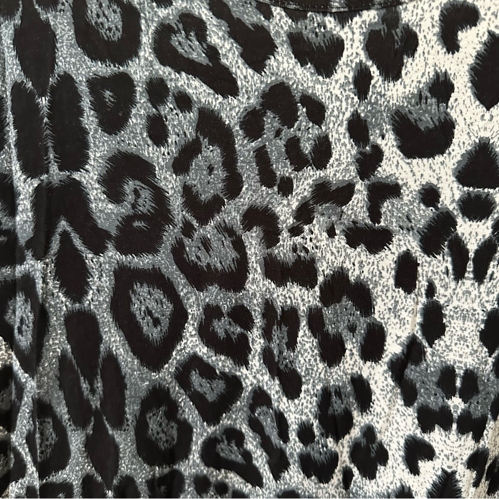 Leopard Print Long Sleeve Dress - Picture 5 of 8